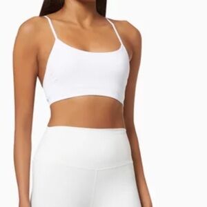 SPLITS59 Loren Seamless Sports Bra in White.  Women's M/L